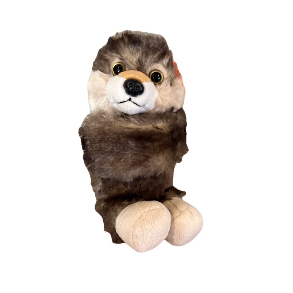 Wild Republic Huggers Wolf 8” Plush Wrist Hugger With Tag Realistic NWT